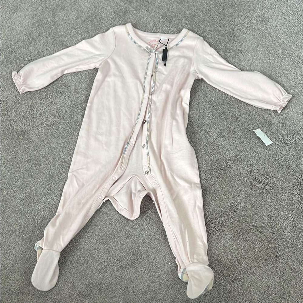 Burberry onesie pink